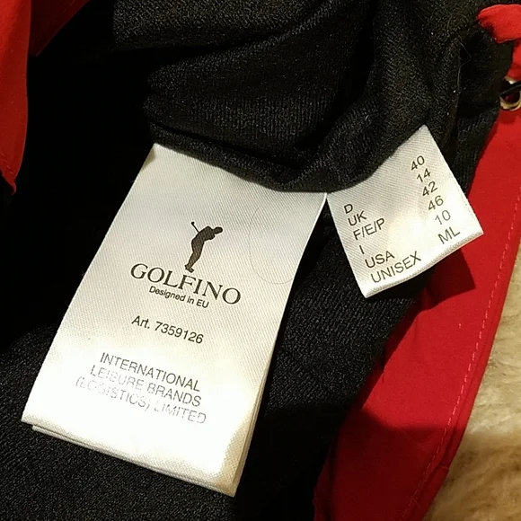 LADIES GOLFINO VERSATILE RED JACKET SIZE 10 - Picture 13 of 16